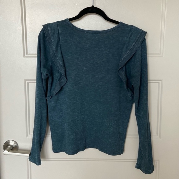 Anthropology Ruffle Shirt - Picture 2 of 2